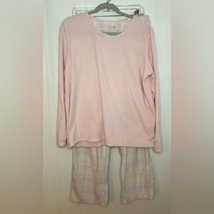 Croft & Barrow women’s fleece pajama set size L K35